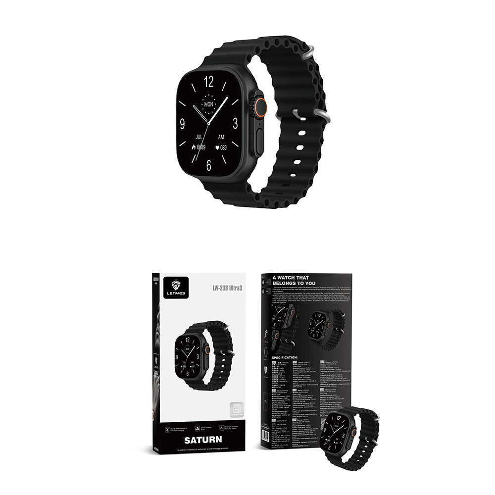 Lenyes LW-238 Ultra3 Saturn Serisi iOS ve Android Uyumlu Akıllı Saat Lenyes LW-238 Ultra3 Saturn Serisi iOS ve Android Uyumlu Akıllı Saat